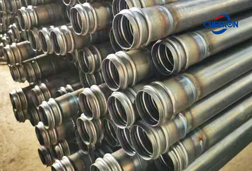 Crimped-Type Crosshole Sonic Logging Pipe