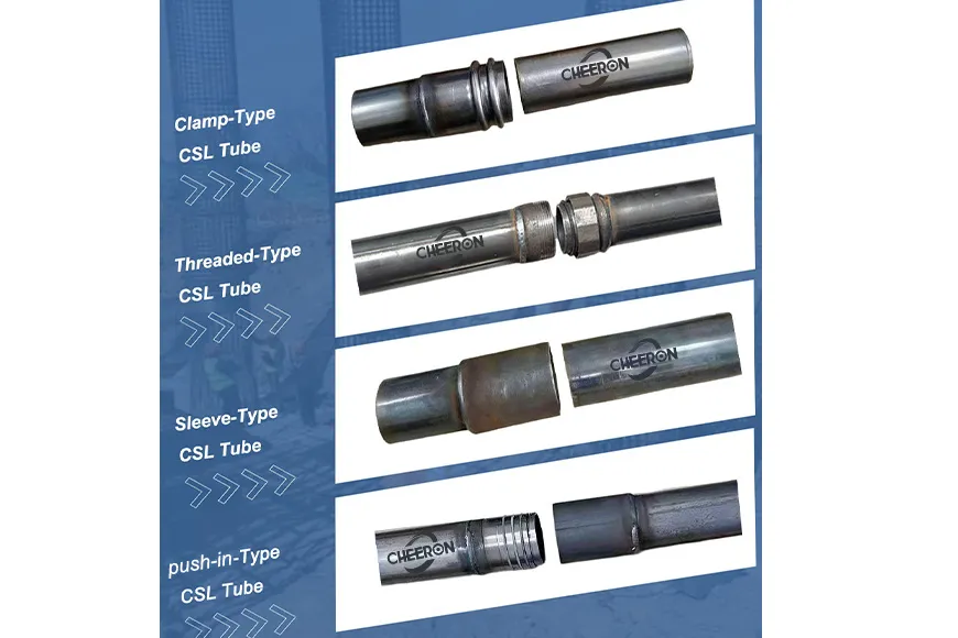Push-in Type Crosshole Sonic Logging Pipe